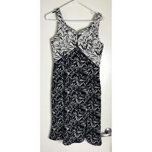 Prabal Gurung Black & White Sleeveless Silk Lined Women's Dress US 4